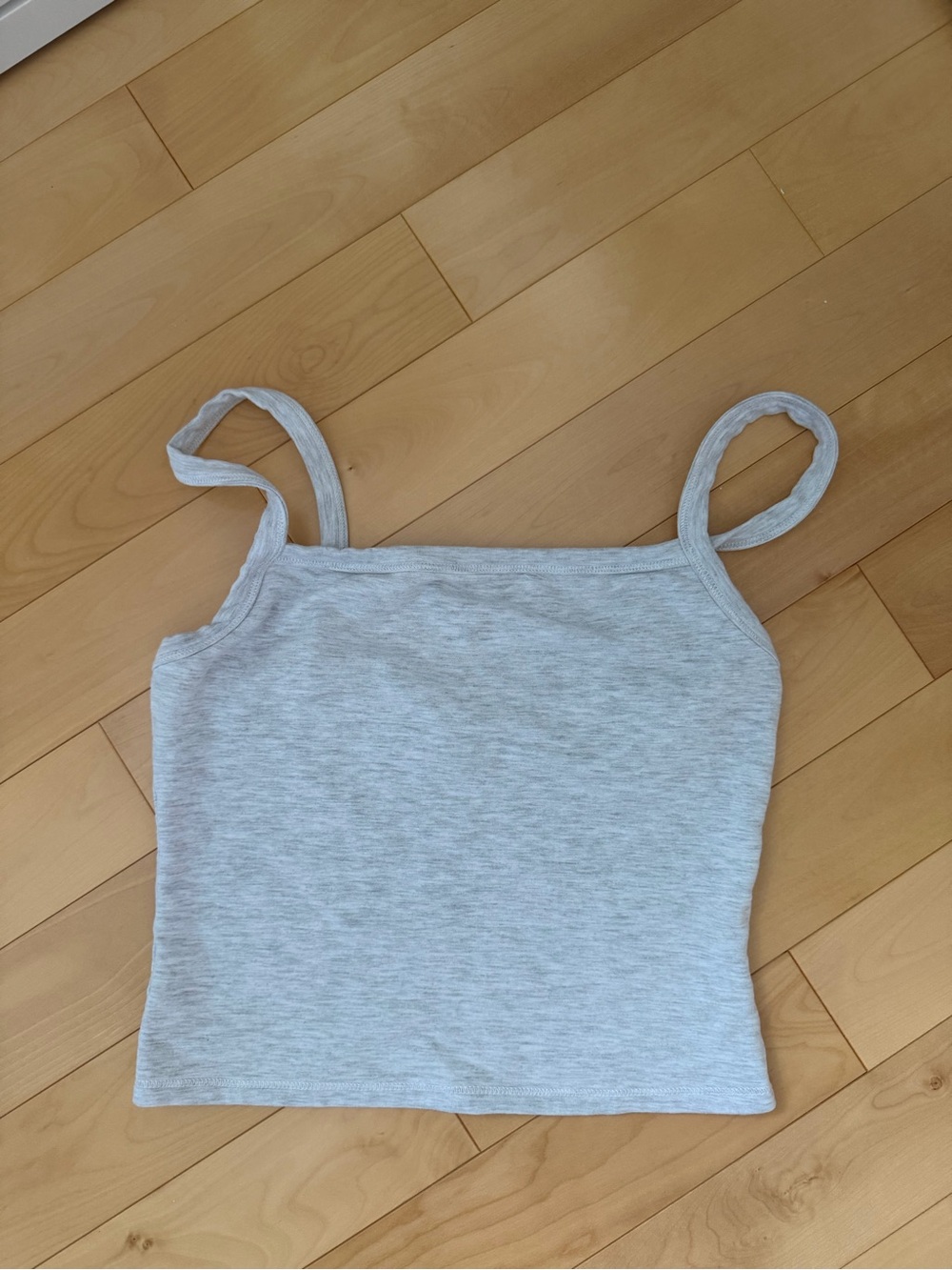 Garage Light Gray Ribbed Camisole Tank Top